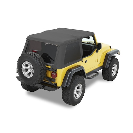 Bestop Trektop Slantback Soft Top For Jeep 1997-2006 Wrangler TJ 56820-15